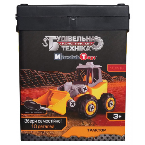 Конструктор Microlab Toys Будівельна техніка - трактор (MT8910) – Microlab Toys (вид 1)