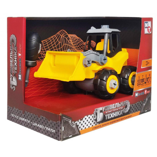 Конструктор Microlab Toys Будівельна техніка - трактор (MT8910А) – Microlab Toys (вид 2)