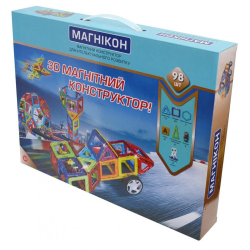 Конструктор Магнікон 98 деталей (MK-98) – Магнікон