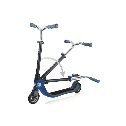 Самокат Globber Flow Foldable 125 чорно-синій (473-100) – Globber (вид 2)