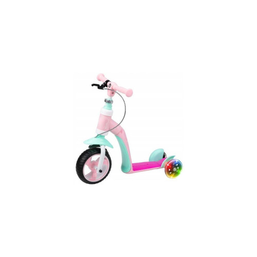 Самокат MoMi Elios 2 в 1 беговел Розовый (ROBI00030) – MoMi