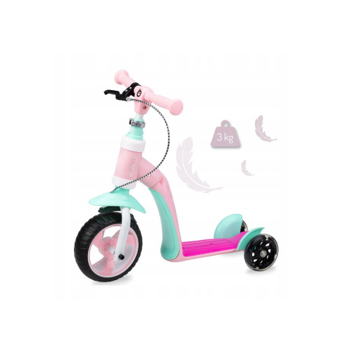 Самокат MoMi Elios 2 в 1 беговел Розовый (ROBI00030) – MoMi (вид 4)