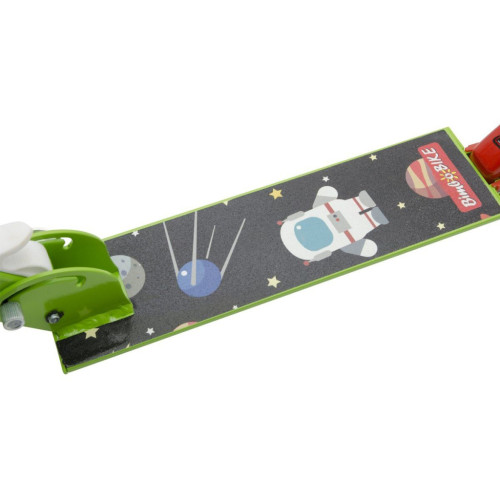 Самокат Bimbo Bike Cosmos 12`, черный/зеленый (75801-IS) – Bimbo Bike (вид 2)