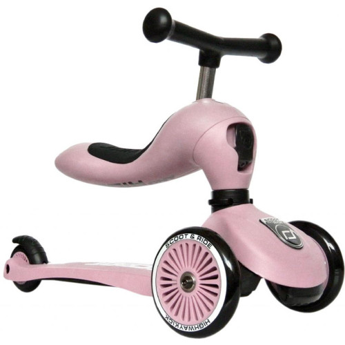 Самокат Scoot&Ride Highwaykick-1 Пастельно-розовый (SR-160629-ROSE) – Scoot&Ride