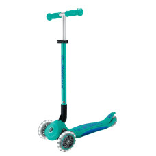 Самокат Globber серії Elite Lights смарагдово-зелений Колеса з підсвічуванням (439-607-3)