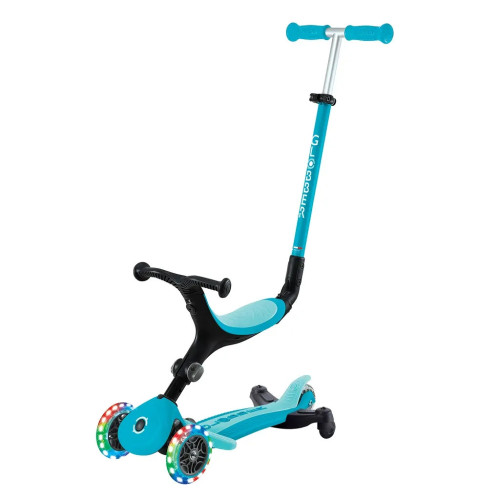 Самокат Globber серії Go Up Active 360 аква Колеса з підсвічуванням (749-300) – Globber