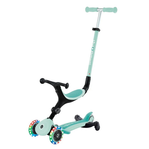 Самокат Globber серії Go Up Active 360 м'ятний Колеса з підсвічуванням (749-206) – Globber