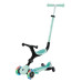 Самокат Globber серії Go Up Active 360 м'ятний Колеса з підсвічуванням (749-206) – Globber