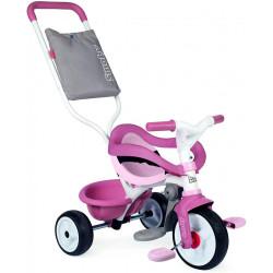 Дитячий велосипед Smoby Be Move Комфорт 3 в 1 рожевый (740415)