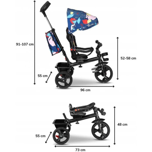 Дитячий велосипед Lionelo Haari Blue Navy (LO-HAARI BLUE NAVY) – Lionelo (вид 3)