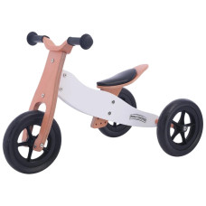 Беговел FreeON Free2Move 2 в 1 коричнево - білий (42868)