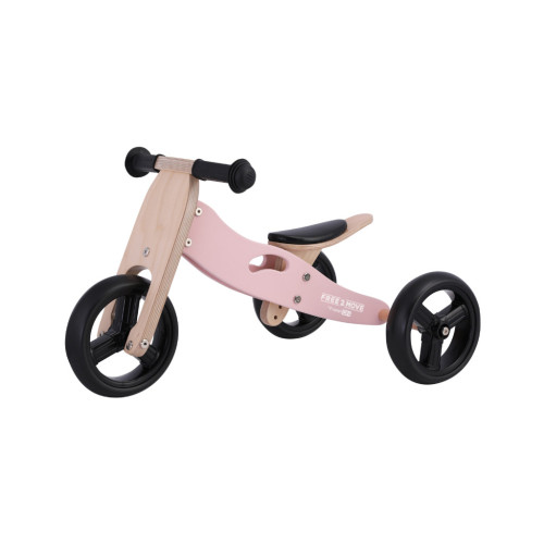 Беговел FreeON Free2Move 2 в 1, рожевий (48822) – FreeON