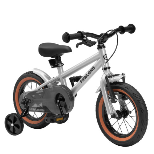 Дитячий велосипед Miqilong ST 12" сріблий (RBB-ST12-SILVER) – Miqilong