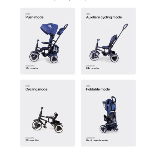 Детский велосипед QPlay Rito+ Eva Black (S380-8Black) – Qplay (вид 1)