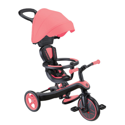 Дитячий велосипед Globber Explorer Trike 4 в 1, рожевий (634-110) – Globber