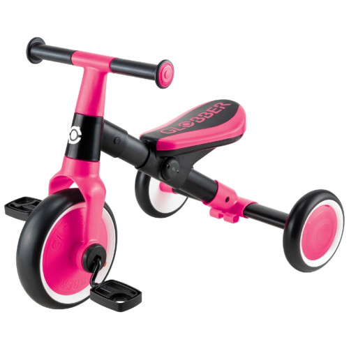 Дитячий велосипед Globber Learning Trike 2 в 1, фуксія (735-110) – Globber