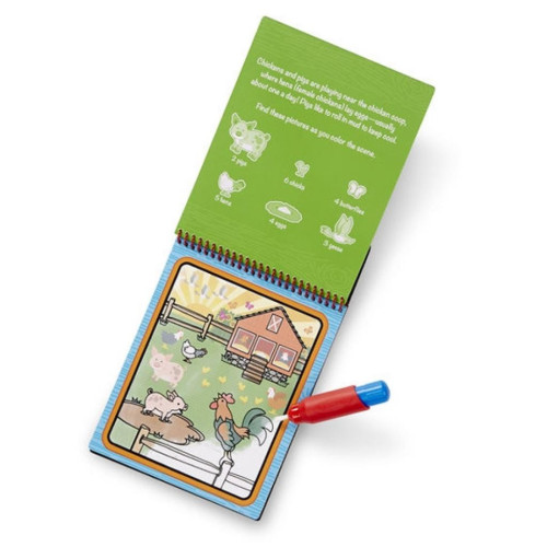 Набор для творчества Melissa&Doug Волшебная водная раскраска Домашняя ферма (MD19232) – Melissa&Doug (вид 2)