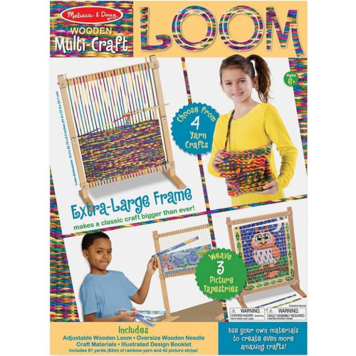Набор для творчества Melissa&Doug Большой ткацкий станок (MD19381) – Melissa&Doug