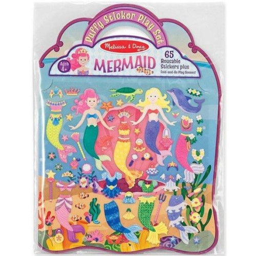 Набор для творчества Melissa&Doug Объемные многоразовые наклейки Русалки (MD19413) – Melissa&Doug