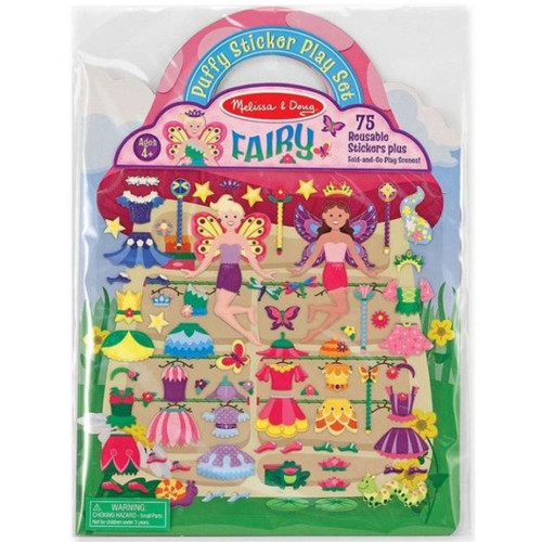 Набор для творчества Melissa&Doug Объемные многоразовые наклейки Феи (MD19414) – Melissa&Doug