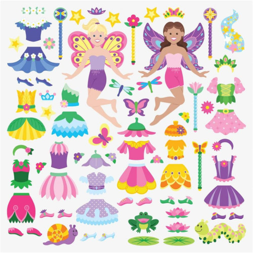 Набор для творчества Melissa&Doug Объемные многоразовые наклейки Феи (MD19414) – Melissa&Doug (вид 4)
