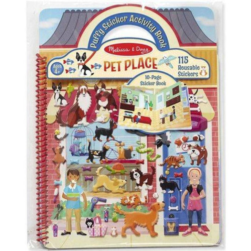 Набор для творчества Melissa&Doug Объемные многоразовые наклейки Дом для животных (MD19429) – Melissa&Doug