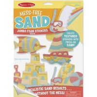 Набор для творчества Melissa&Doug Объемные блестящие наклейки Пляж (MD30042)