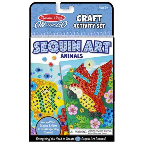 Набор для творчества Melissa&Doug Мерцающая мозаика Животные (MD9438) – Melissa&Doug