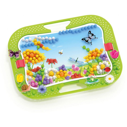 Набір для творчості Quercetti Мозаїка 300 фішок дошка 28 х 20 (0968-Q) – Quercetti (вид 1)