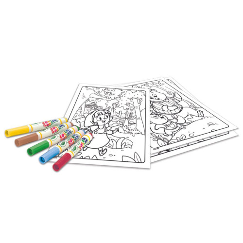 Набор для творчества Crayola Раскраска Color Wonder Любимые сказки 18 страниц (75-2816) – Crayola (вид 2)