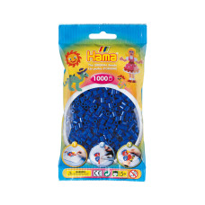 Набор для творчества Hama синих бусин 1000 шт термомозаика (207-08)