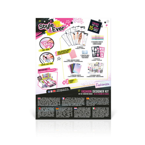 Набір для творчості Canal Toys Style 4 Ever Юний дизайнер Fashionista (OFG233/1) – Canal Toys (вид 1)