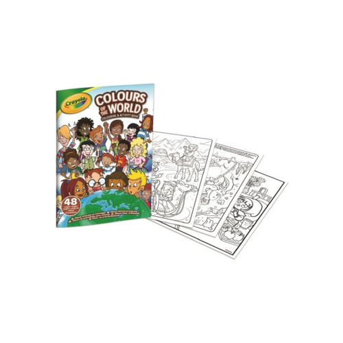 Набор для творчества Crayola Colours of the World Раскраска, 48 страниц (04-2668) – Crayola (вид 2)