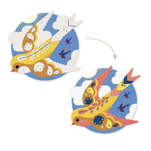 Набір для творчості Djeco Райські пташки (DJ09522) – Djeco (вид 2)