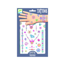 Набір для творчості Djeco Дженіс наклейки на тіло (DJ09587)