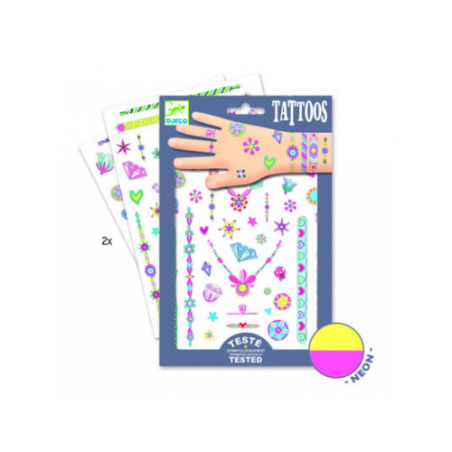 Набір для творчості Djeco Дженіс наклейки на тіло (DJ09587) – Djeco (вид 1)