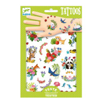 Набір для творчості Djeco Щаслива весна наклейки на тіло (DJ09591)