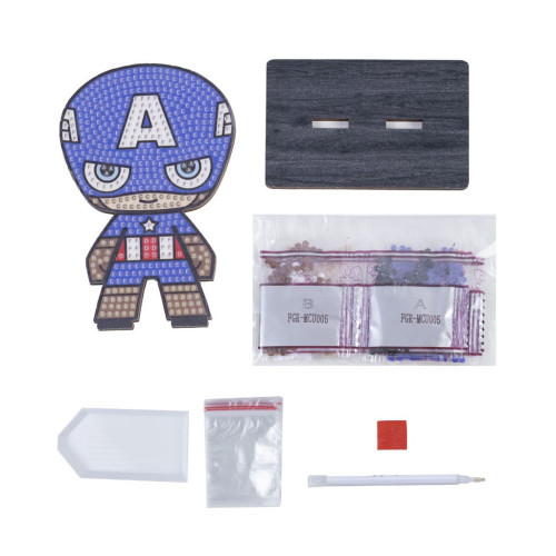 Набор для творчества Crystal Art Капитан Америка (CAFGR-MCU005) – Crystal Art (вид 1)