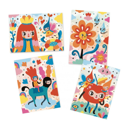 Набор для творчества Djeco Прекрасно мило художественный комплект рисования цветным песком (DJ08678) – Djeco (вид 1)