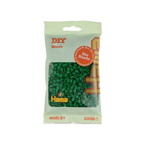 Набор для творчества Hama БИО зеленые бусины, 1000 шт термомозаика (HM-190-010) – HAMA
