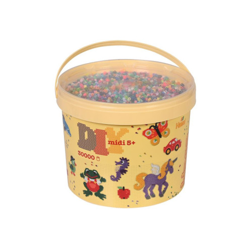 Набор для творчества Hama цветные бусины, 50 цветов, 30000 шт термомозаика (HM-181-68) – HAMA