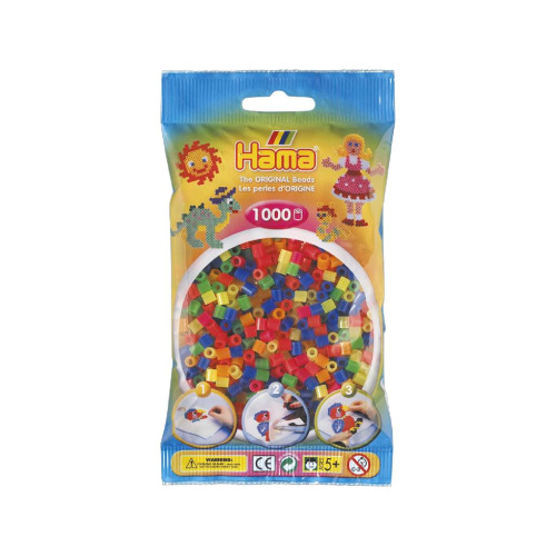 Набір для творчості Hama кольорових намистин 1000 шт термомозаіка (207-51) – HAMA