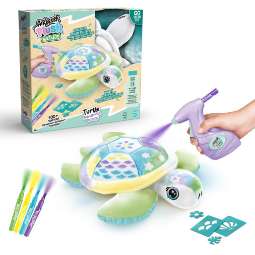 Набор для творчества Canal Toys DIY Airbrush Plush Nature Зеленая Черепаха (OFG280) – Canal Toys (вид 1)