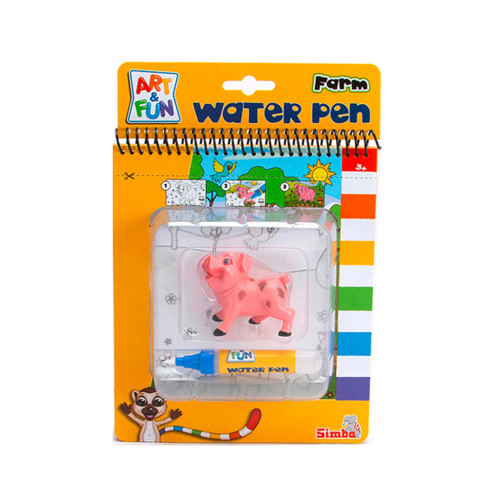 Набір для творчості Simba Книжка-розмальовка Ферма з водяною ручкою (6334634) – Simba