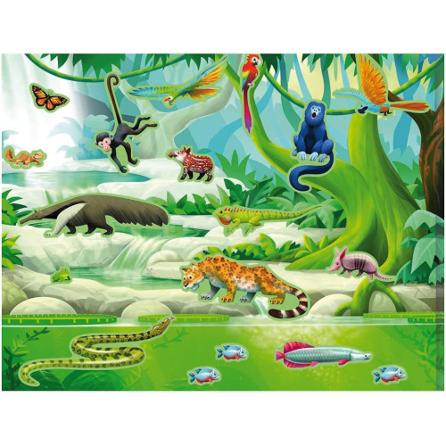 Набор для творчества Melissa&Doug Набор многоразовых наклеек Джунгли и Саванна (MD30502) – Melissa&Doug (вид 2)