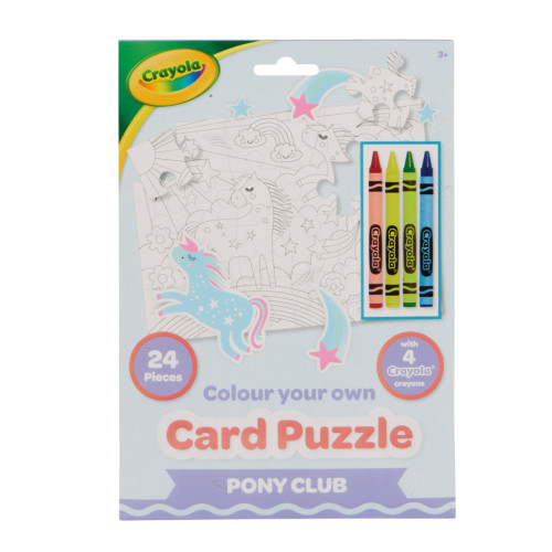 Набор для творчества Crayola Пазл-раскраска Пони-клуб С карандашами (15919-B) – Crayola (вид 2)
