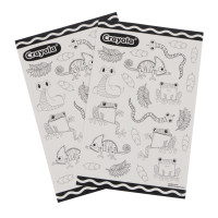 Набір для творчості Crayola Розмальовки-наліпки Рептилії в тропічному лісі З олівцями (15754-A)