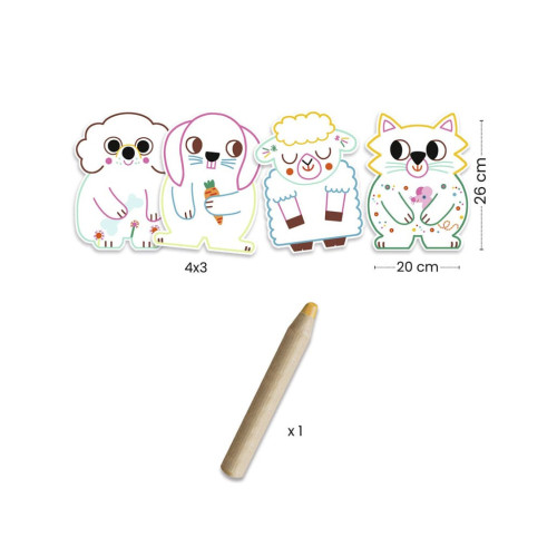 Набор для творчества Djeco Рисование Домашние животные (DJ00061) – Djeco (вид 1)