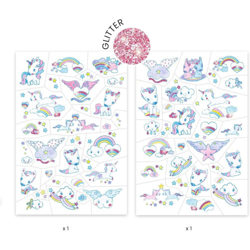 Набір для творчості Djeco Наклейки на тіло Єдиноріг (DJ09575) – Djeco (вид 1)