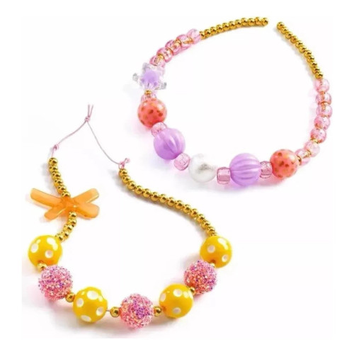 Набор для творчества Djeco Изготовление ожерелья Золотые пузыри (DJ00026) – Djeco (вид 1)